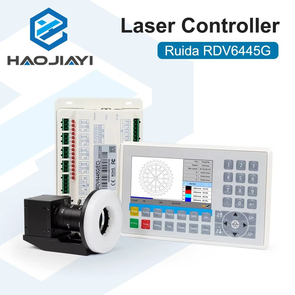 HAOJIAYI Ruida RDV6445G CCD Small Vision RDVision System For CO2 Laser Cutting Engraving Control Mark Point
