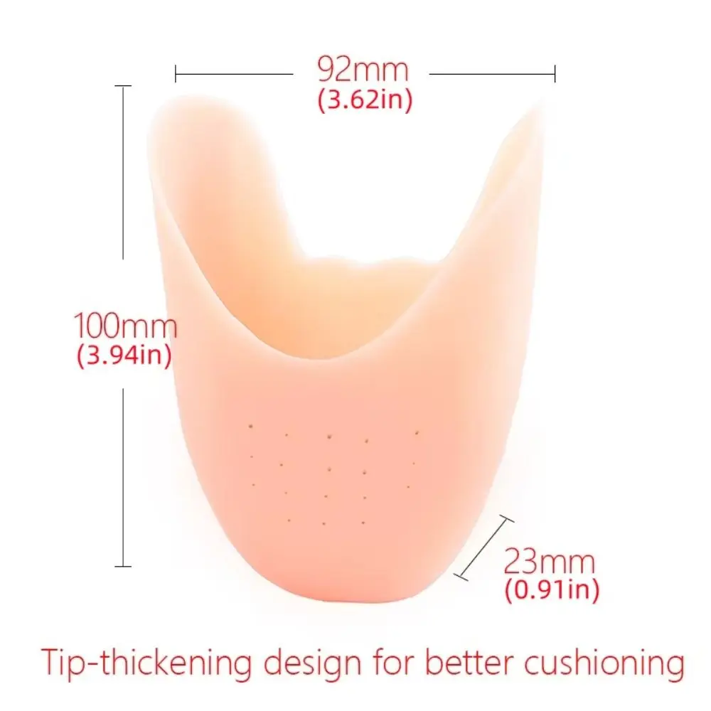 Siliconen Ballet Teen Pads Zacht Materiaal Kussen Topper Schoenen Teenbeschermer Voetverzorging Anti-wrijving Neus Cover Dames Dames