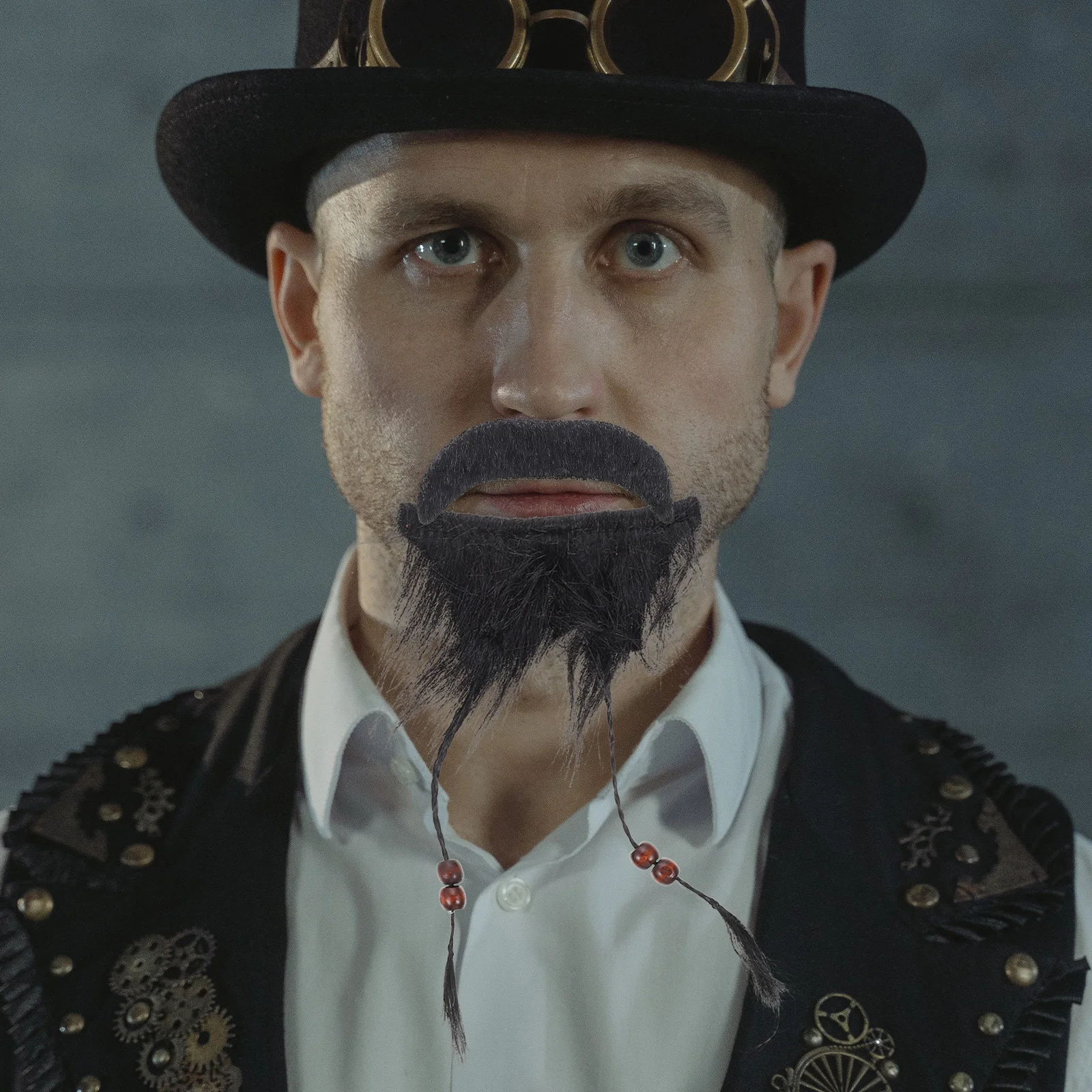 

3 шт. предметы одежды, реквизит для пиратской бороды, детское украшение, маскарад, полиэстер, шерсть, усы