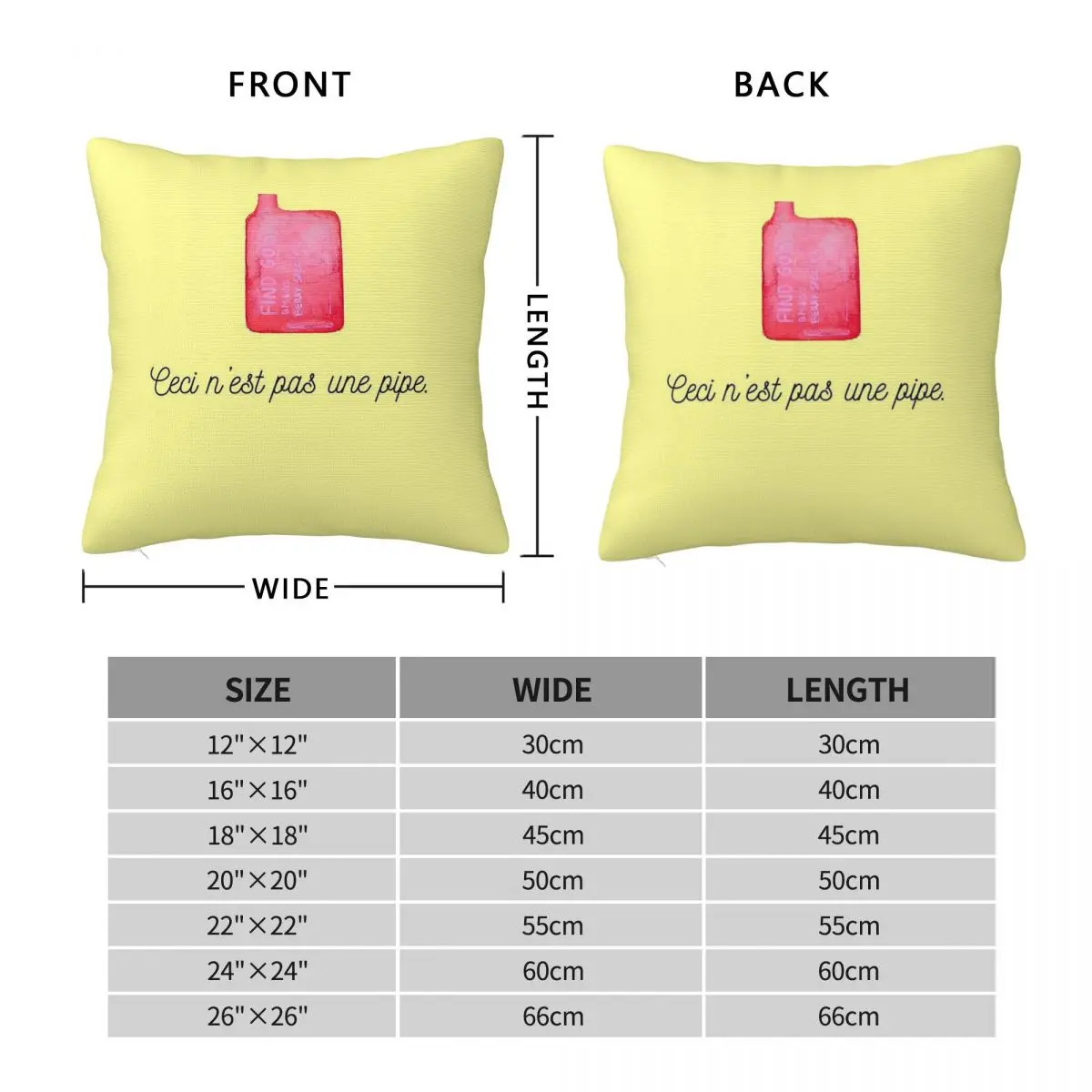 Lost Mary Elf Bar Square Pillowcase Polyester Linen Velvet Printed Zip Decor Pillow Case Sofa Cushion Cover