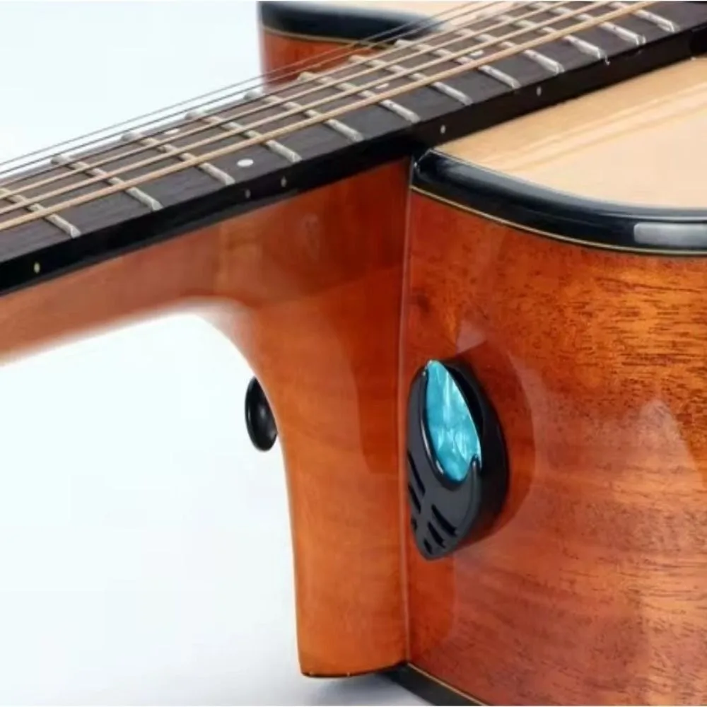 High Quality Plastic Guitar Pick Holders Guitar Accessories Stick-on Guitar Plectrum Box Instrument Accessories Guitar Pick Case