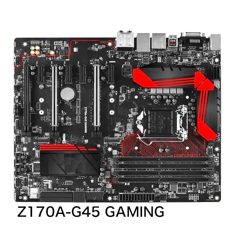 

Для MSI Z170A-G45 игровая материнская плата 64 ГБ LGA 1151 DDR4 ATX Z170 материнская плата 100% протестировано, ОК, полностью работает, бесплатная доставка