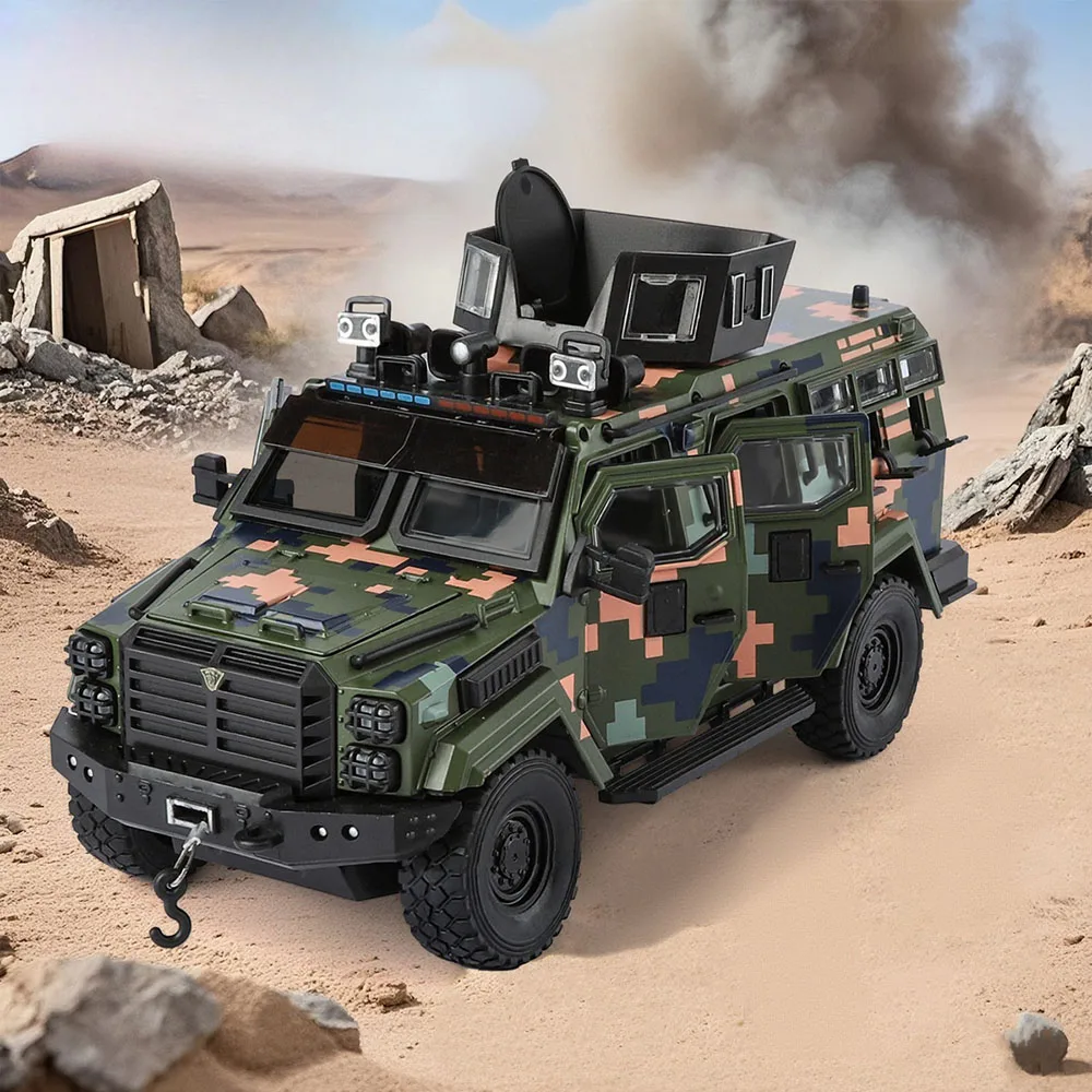 

1:24 сплав Sabertooth взрывозащищенные автомобили литая под давлением модель игрушки автомобиль звук свет отступить задние двери открытые автомобили детский рождественский подарок