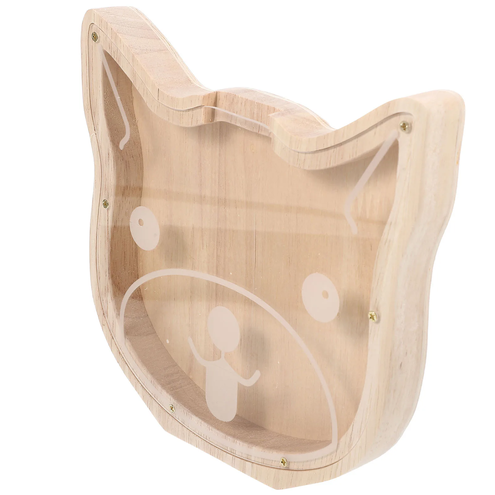 Salvadanaio zodiacale cartone animato Salvadanaio animale in legno di grande capacità per salvadanaio per bambini Barattolo di risparmio decorativo regalo