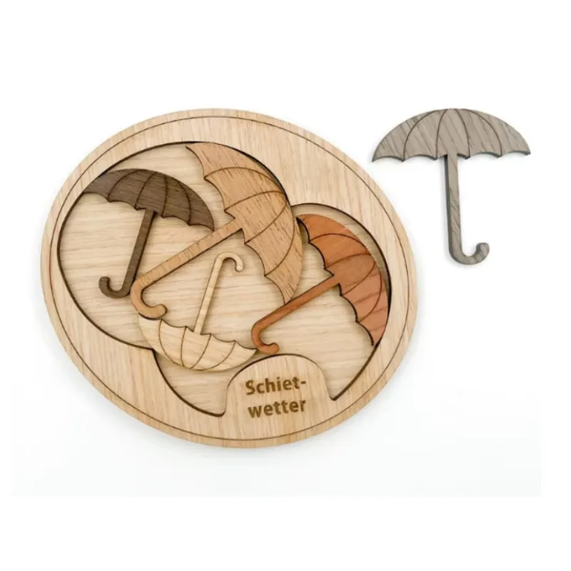 

Деревянные логические головоломки в форме зонтика для развития интеллекта, игра для взрослых и детей