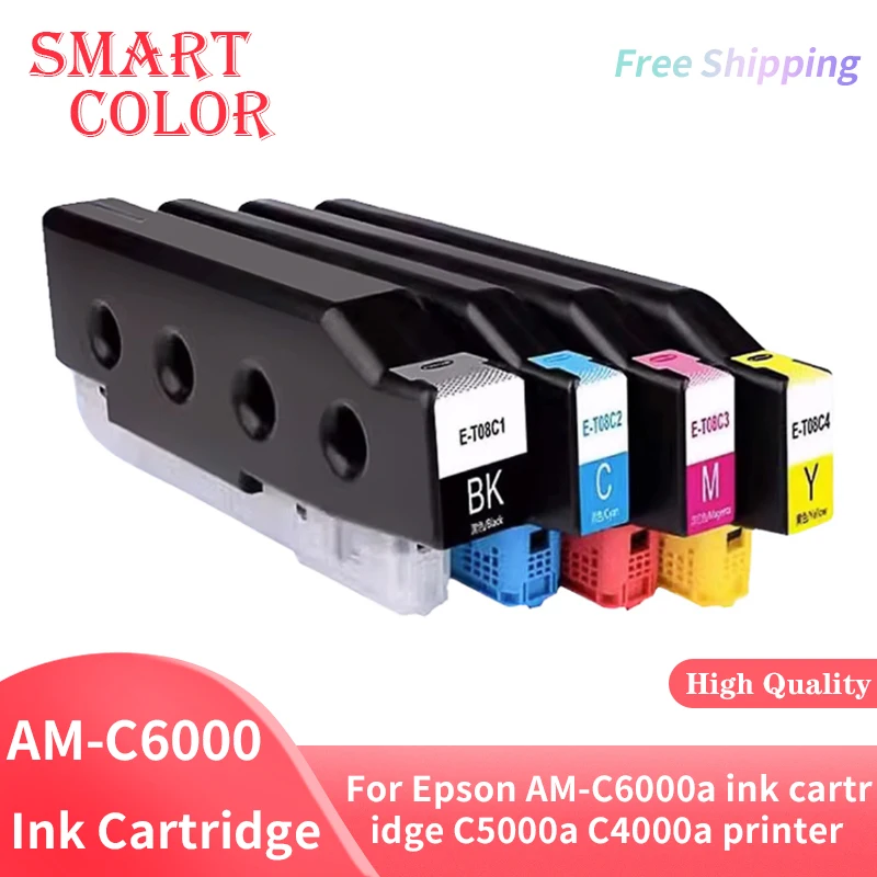 T08C1 T08C2 T08C3 T08C4 Compatible Ink Cartridge For Epson WorkForce Enterprise AM-C5000 AM-C6000 C5000a C6000a T08C T80D