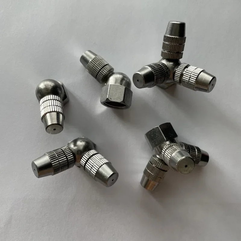 Supply copper chrome-plated adjustable single hole double hole three hole round mist nozzle sprayer nozzle