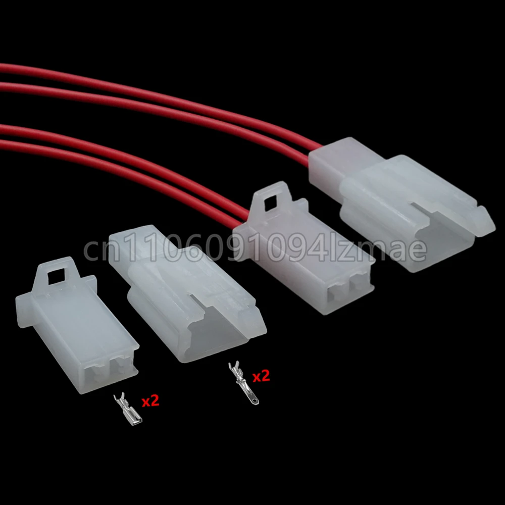 2 Pin Wiring Connector AC Assembly Auto Motorcycle Motor ABS Automotive Socket Plug 6030-2981 6040-2111 6030-2981