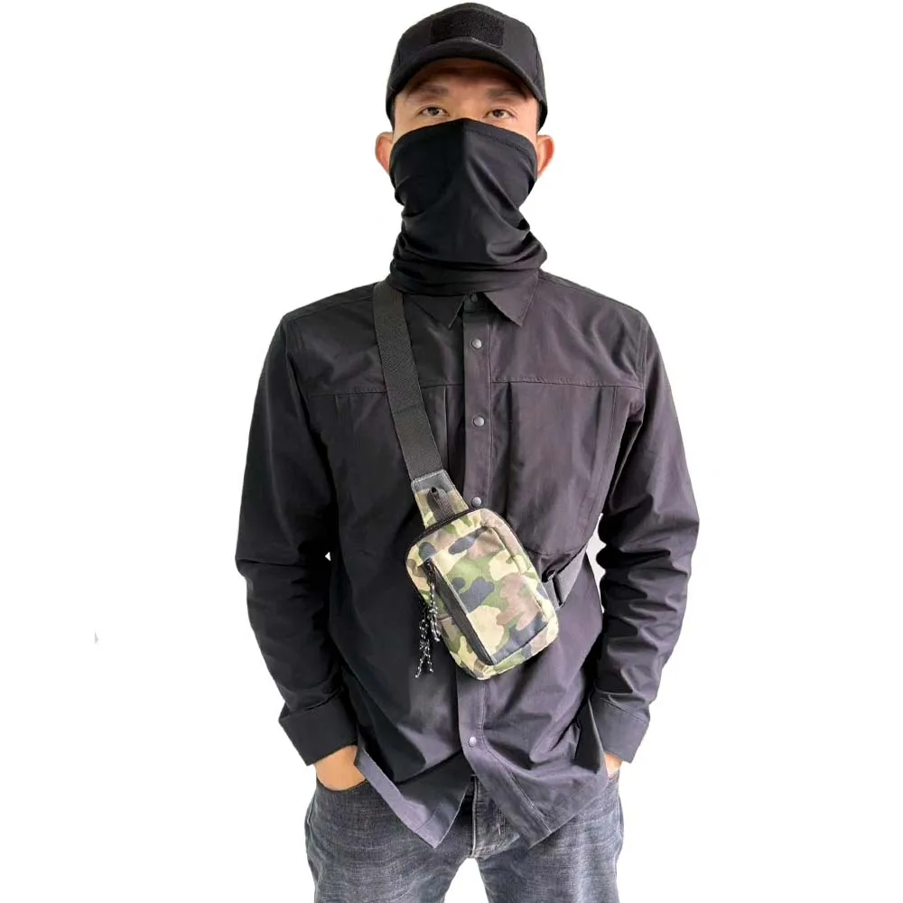 

Men's And Women's Outdoor Tactical Sports Chest Pack Shoulder Bag Messenger Bag Trendy Brand Sports Functional Shoulder Bag