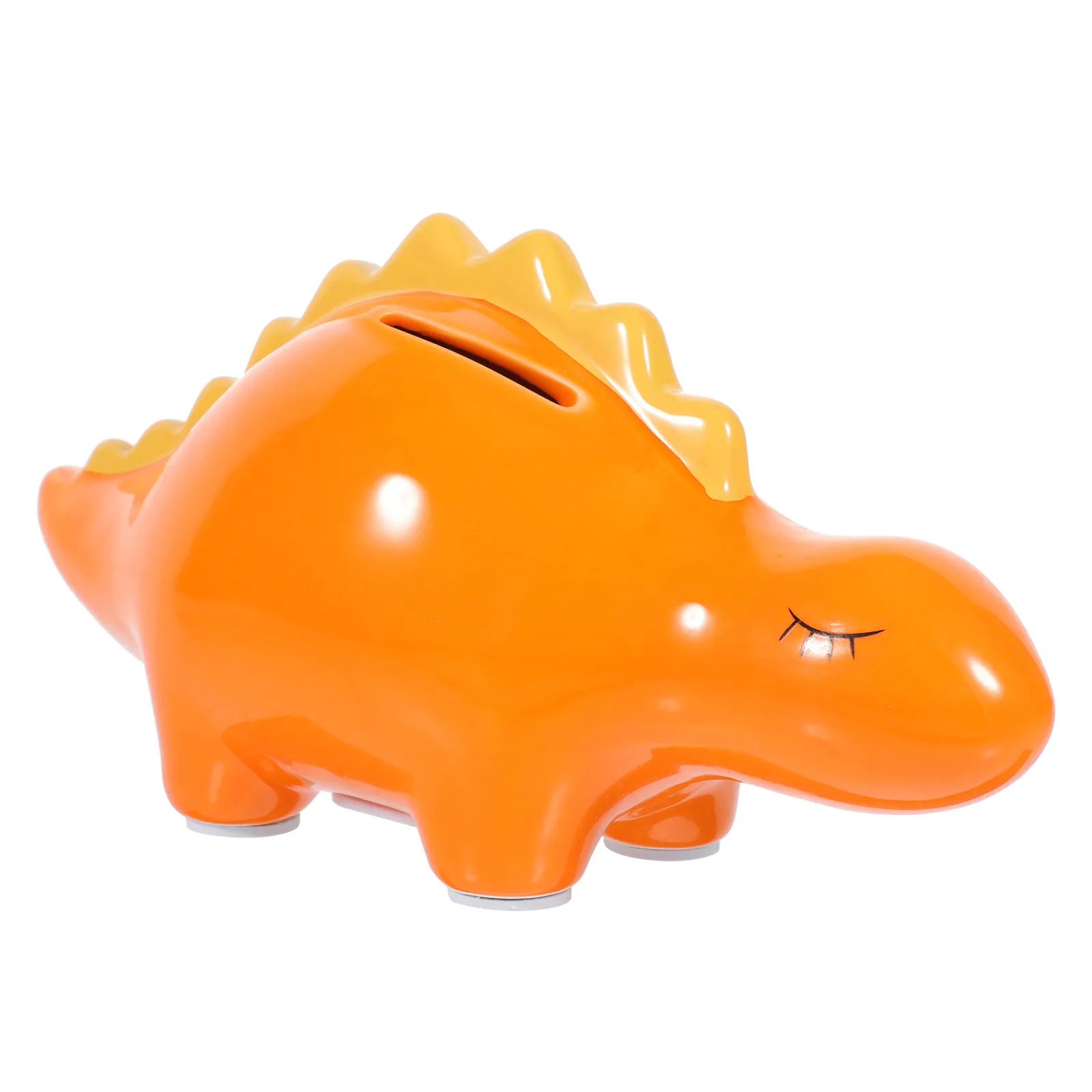 

Ceramic Cartoon Dinosaur Piggy Bank for Cute Money Saving Pot Decorative Coin Container Birthday Gift