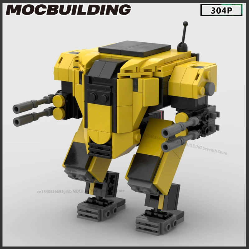 Game Characters MOC Buildding Blocks EXO-49 Emancipator Exosuit odel Classics DIY Assembly Bricks Creative Toys Collection Gifts