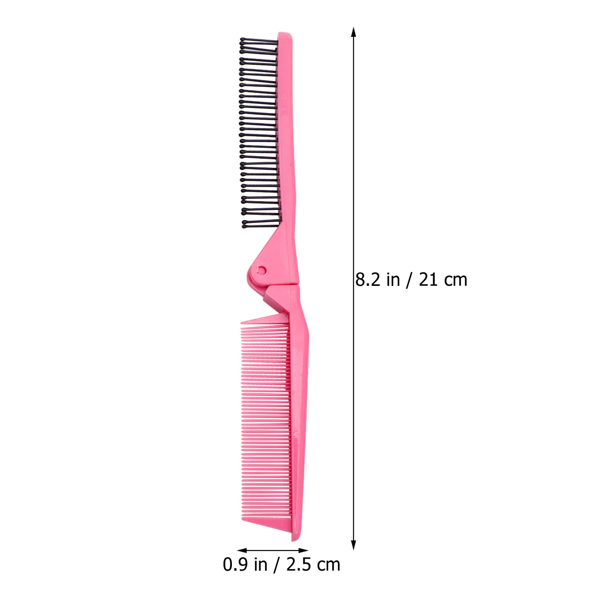 

6Pcs Anti-Static Foldable Comb Double-Headed Hair Folding Combs Durable ABS Salon Travel Use High Temperature Resistance