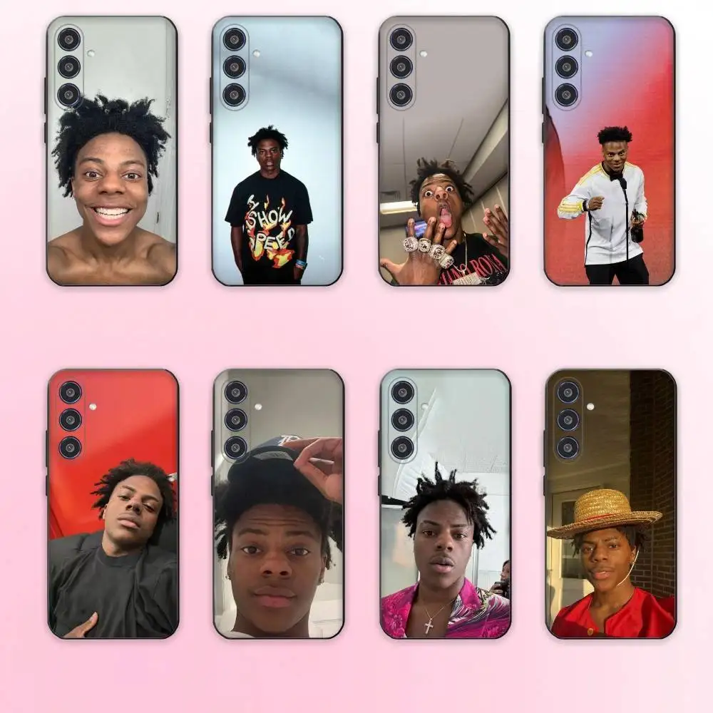 

Funny I-IShowSpeed Youtuber phone Case For Samsung Galaxy A73,A72,A71,A70,A53,A52,A51,Others Soft Black Shell