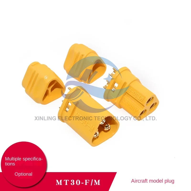 MT30-F/M Plug three core low loss model three phase three pole aircraft remote control electrical modulation connector