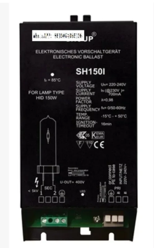 

Authentic Germany 150W SH150I gas discharge lamp metal halide lamp electronic ballast