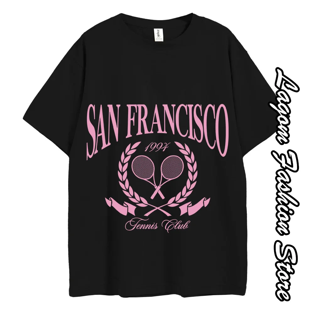 Summer Women San Francisco 1994 T-Shirt American Vintage Cotton Tops Tees Fashion Short Sleeve Clothing Female Casual Streetwear