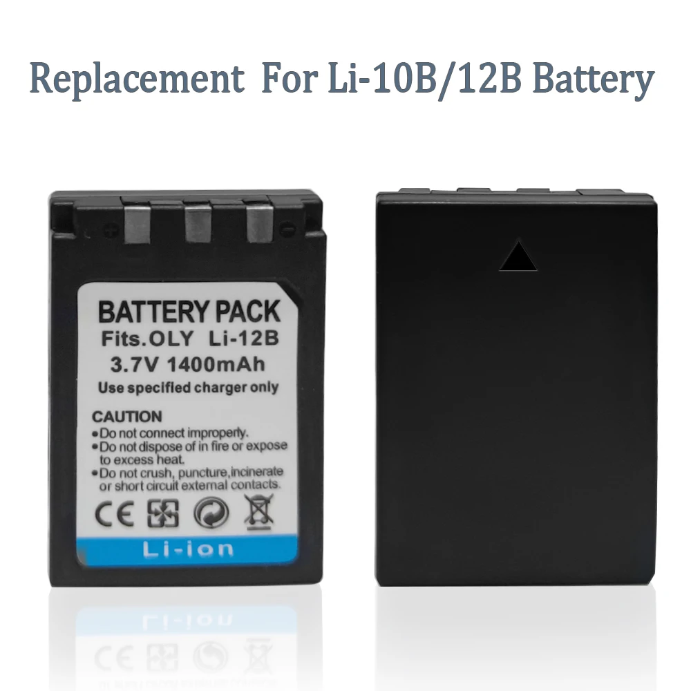 LI-10B LI10B LI-12B LI12B Battery For Olympus U300,U400,U410,U500,U600,U80,U810,U1000,C50,C60,C70.C770 Camera Batterie