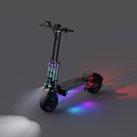 OOTD T90 Foldable Adult Electric Scooter, 85km/h E-Scooter, 4200W Electric Kick Scooter, 60V 31.2Ah Skateboards Kickboard, 100km