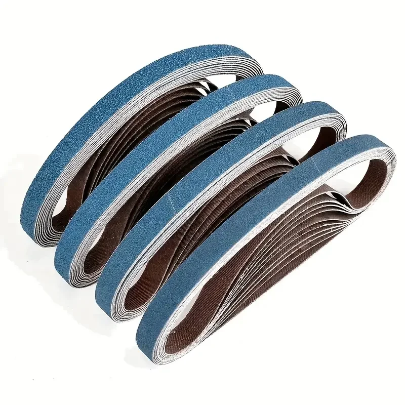 

10Pcs zirconia belt, 457 * 13mm - 40 to 120 multifunctional particle size, suitable for metal, wood, furniture polishing and rus