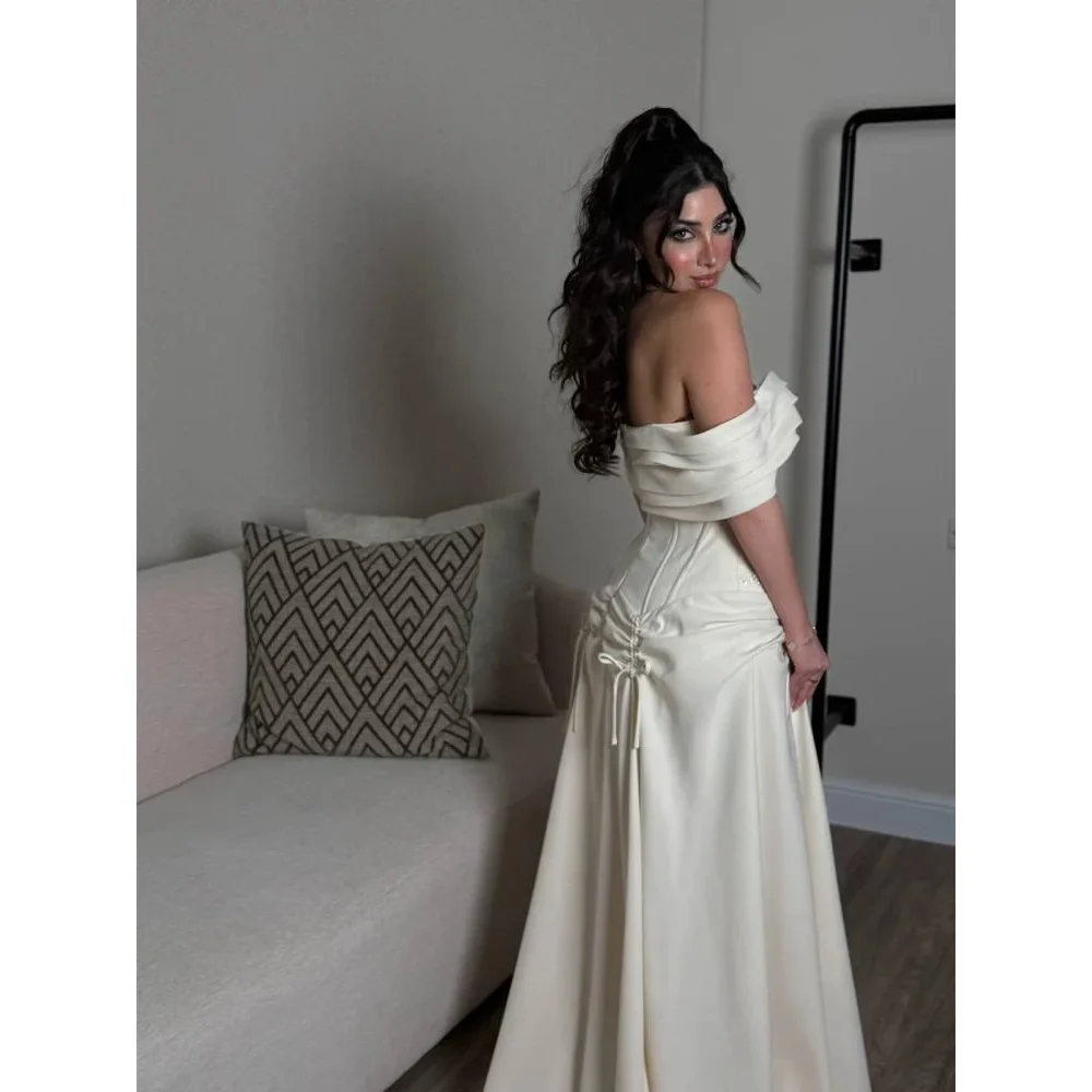 فساتين سهرة طويلة مخصصة قبالة الكتف أنيقة مناسبة رسمية فساتين حفلات حبة كريستال طول الأرض فساتين حفلة موسيقية