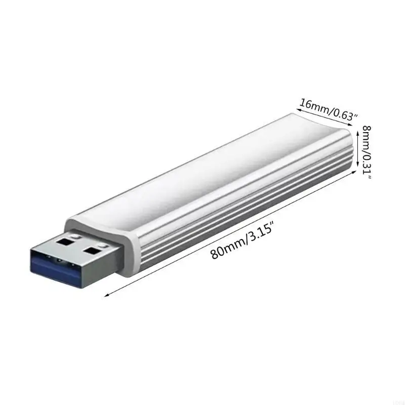 3 In 1 USB Adaper 3Port USB 2.0 Splitter voor pc -computertabletten