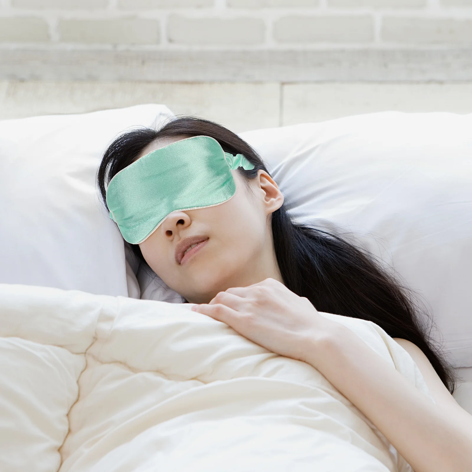 

Imitation Silk Eye Mask Lightweight Sleep Shade For Home Office Travel Cotton Eyeshade Blocking Light