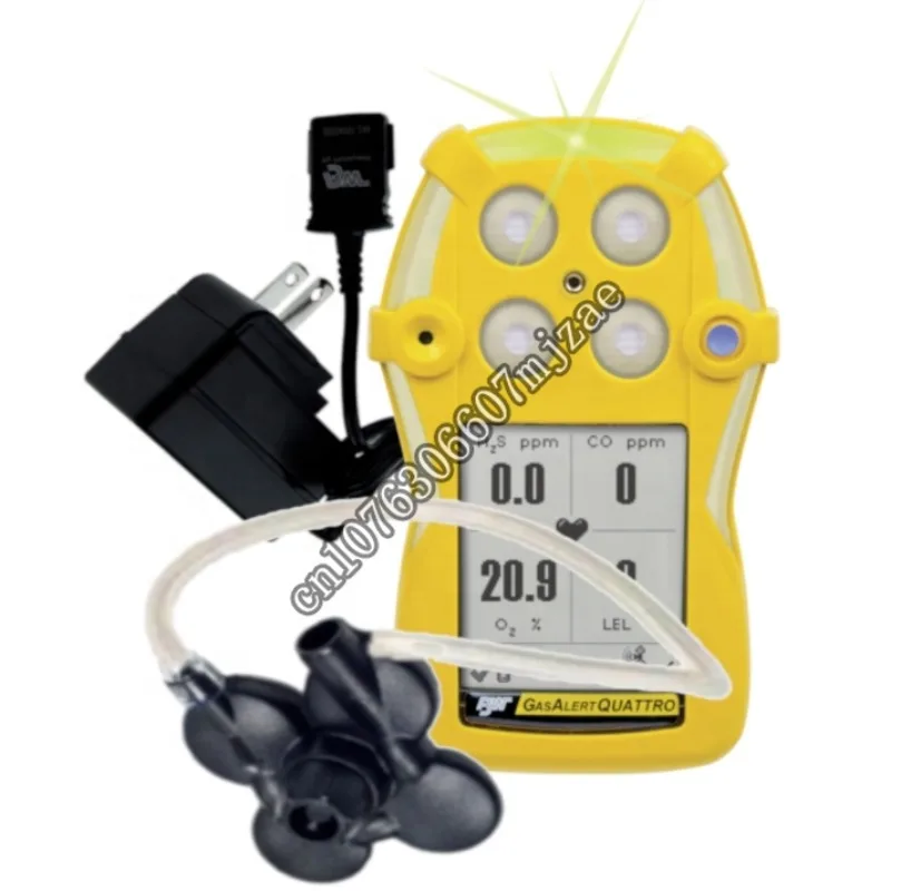 

Honywell BW Gas Alert Quattro Multi-Gas Detectorersonal With Continuous LCD Display