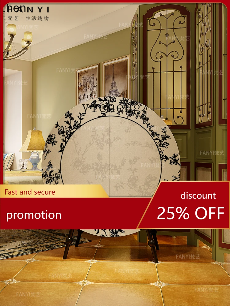 

YFY Solid Wood Tea Cabinet Living Room Integrated Wall Cabinet Bedroom Tailstock Storage Cabinet