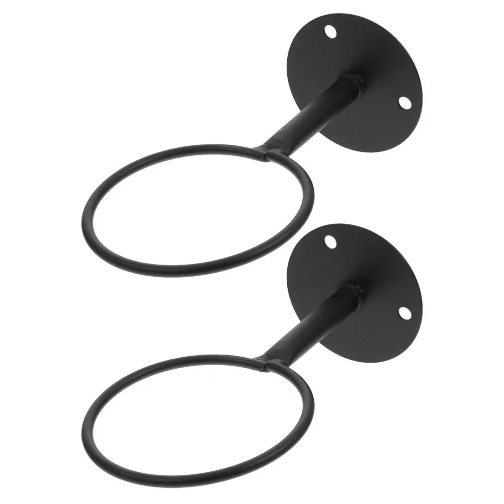 2 قطعة حامل كرة السلة على الحائط رف عرض حديدي حامل تخزين كرة القدم المتين لحامل كرة السلة لغرفة المعيشة المنزلية #6