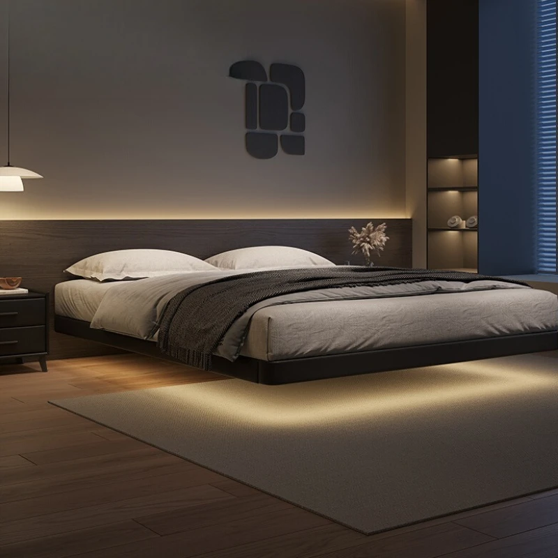 Lamp Minimalist Bed Unique Upholstered Side Table Sleeping Bed Lounge French Queen Muebles Para El Hogar Home Accessories