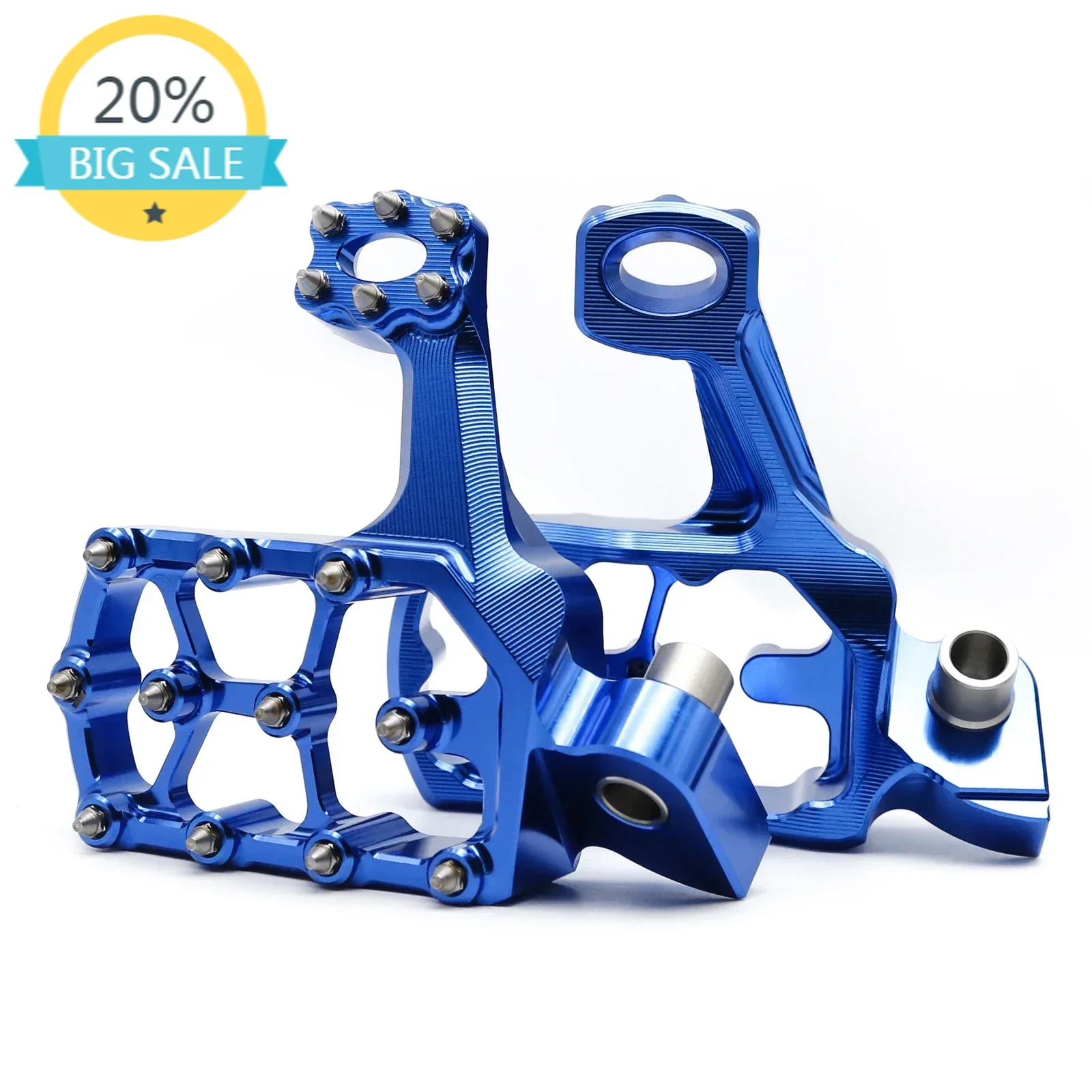 

CNC Aluminum Extender Wide Fat Footrest Footpeg Foot Pegs Pedal For Yamaha YZ65 YZ85 YZ125 YZ250 YZ250F YZ450F WR250F WR450F
