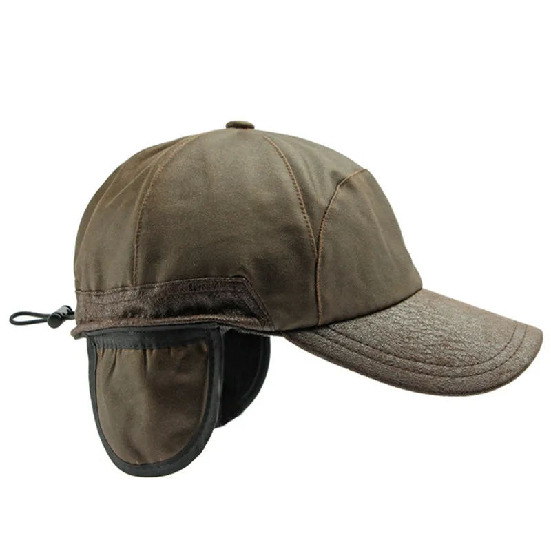 

Новые зимние плюшевые утолщенные теплые бейсболки для мужчин, морозостойкие наушники, шапки для велоспорта, ветрозащитная шапка для защиты ушей, хлопковая шапка