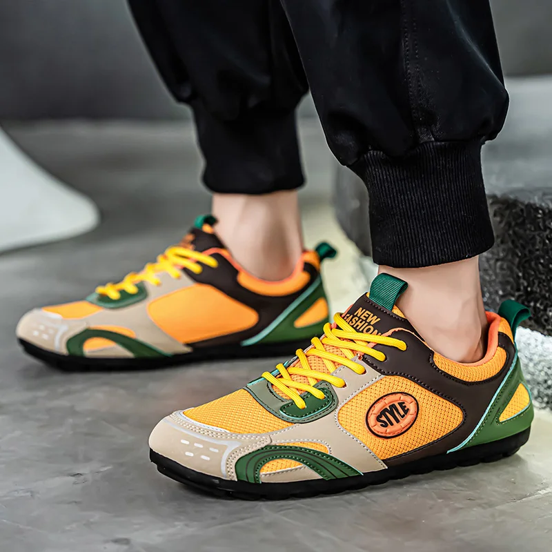 ELUVA Męskie buty Lekkie, oddychające sportowe trampki Antypoślizgowe buty sportowe dla mężczyzn Wygodne buty do chodzenia dla mężczyzn