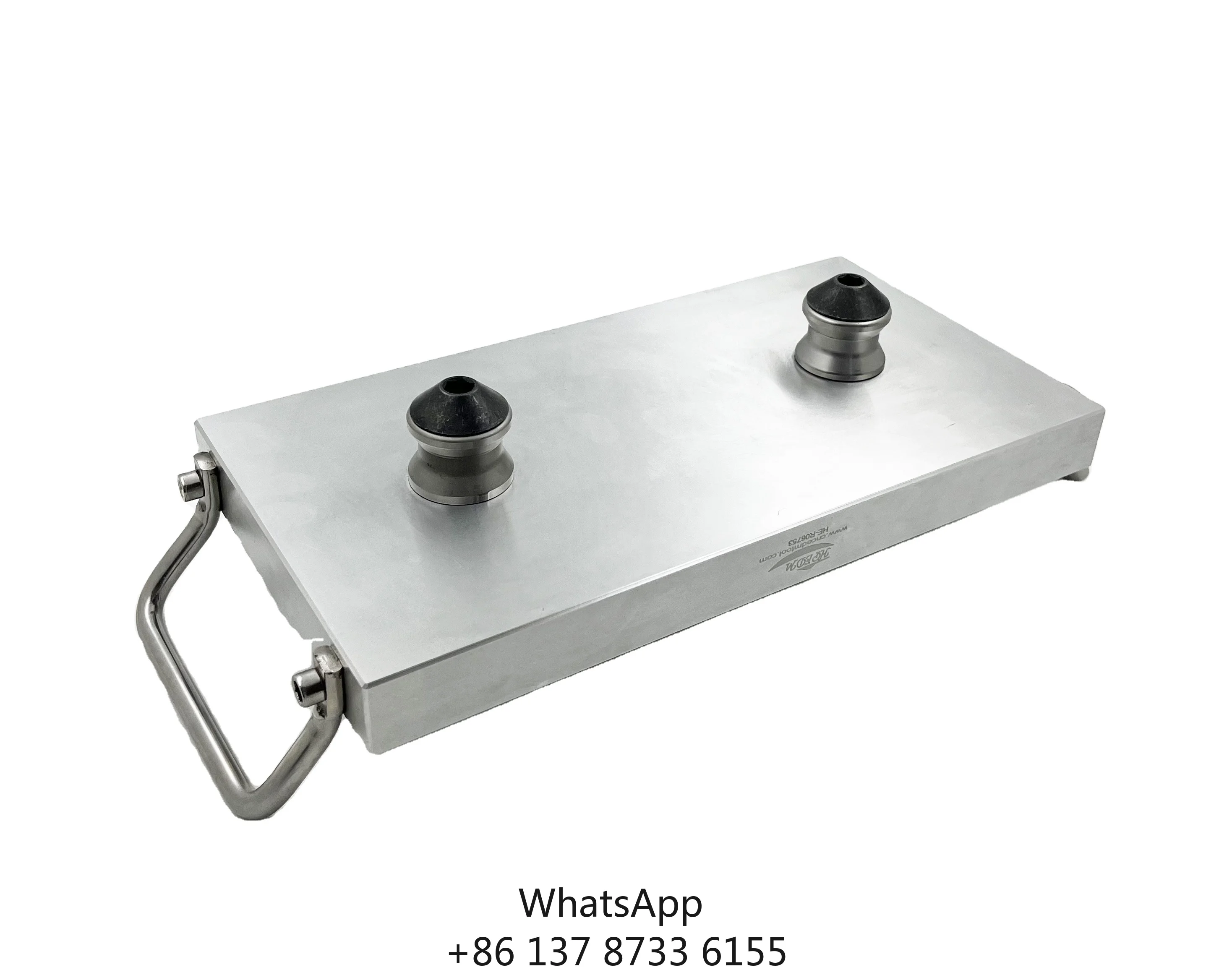 Center To Center Distance 200 Mm Aluminum Or Steel Zero Point Base Pallet HE-R06753