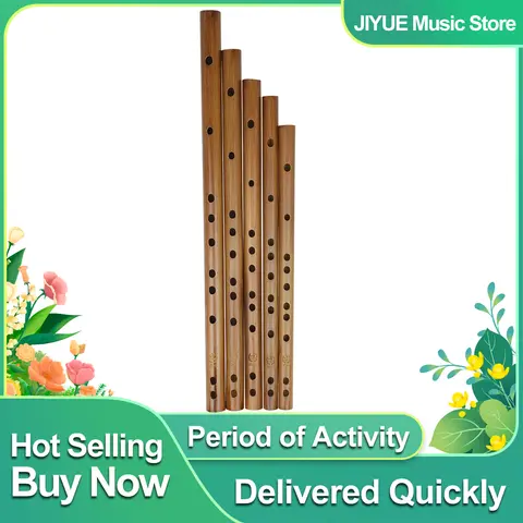 Piccolo Set Bamboo Flute C D E F G Tone Piccolo Traditional Chinese Woodwind Musical Instrument Wooden Vertical Flute Music Gift