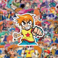 10/30/60pcs Scott Pilgrim Anime Stickers Cool Cartoon Kids DIY Decals Toy Laptop Skateboard Phone Diary Funny Graffiti Sticker
