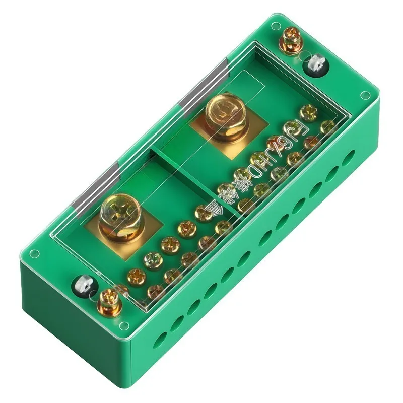 For Household Cable Junction Box, Two-in and Eight-out Wire Splitter, Twelve-out Terminal FJ6