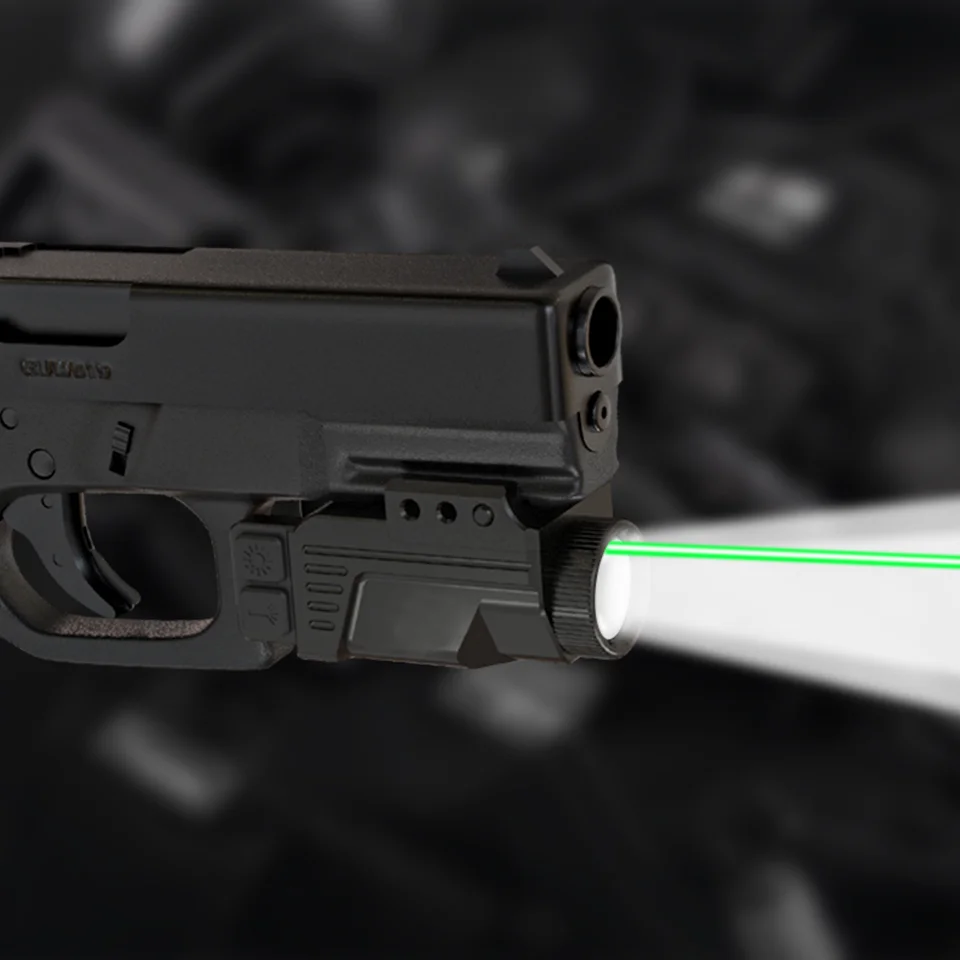 Imagem -05 - Lanterna com Laser para Arma Picatinny Weaponlight Carregamento Usb Lanterna Led para Acessório Glock19 800lumens