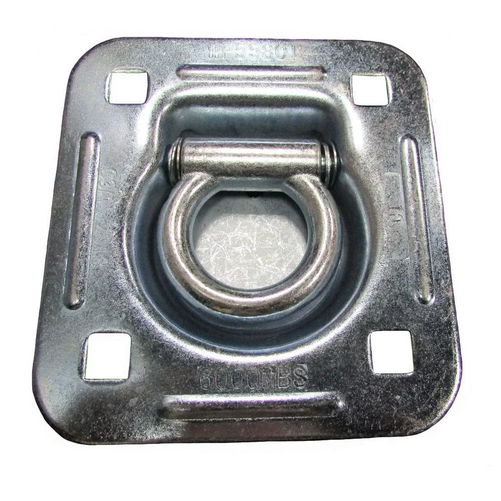 

Recessed D-Rings 1-1/2" ID for Truck Trailer 6000 lb Capacity Anchor Tiedown