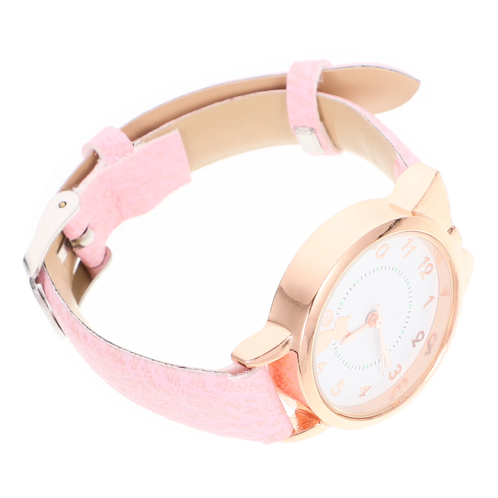 

Quartz Cartoon Strap Glass Watch Watch Metal Case Waterproof Gift Timepiece