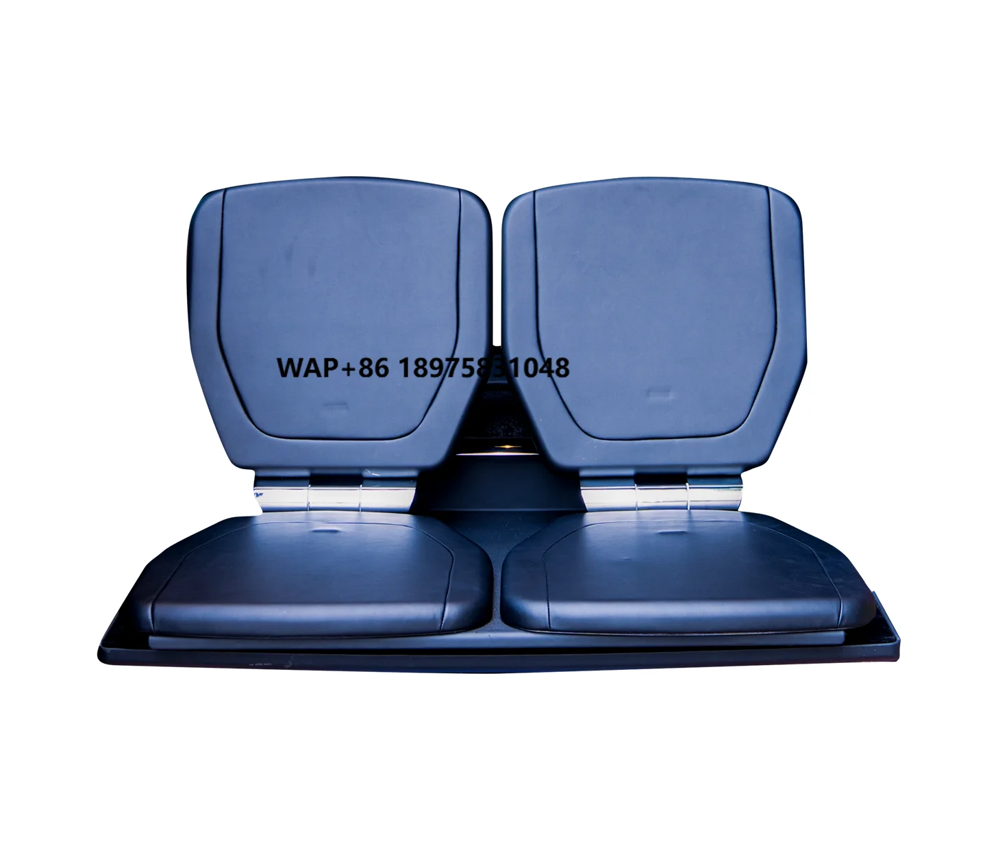 Custom Aero Leather Upholstery Adjustable 2-Person Trunk Seat