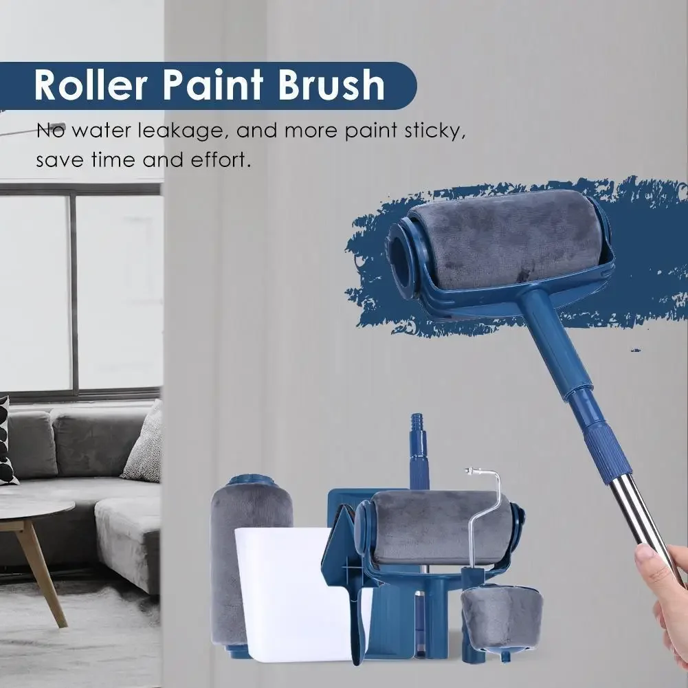 Professional Wall Paint Roller Brush Set Household Wall Decorative  Painting Brush DIY Corner Painting Rolling Brush Handle Tool