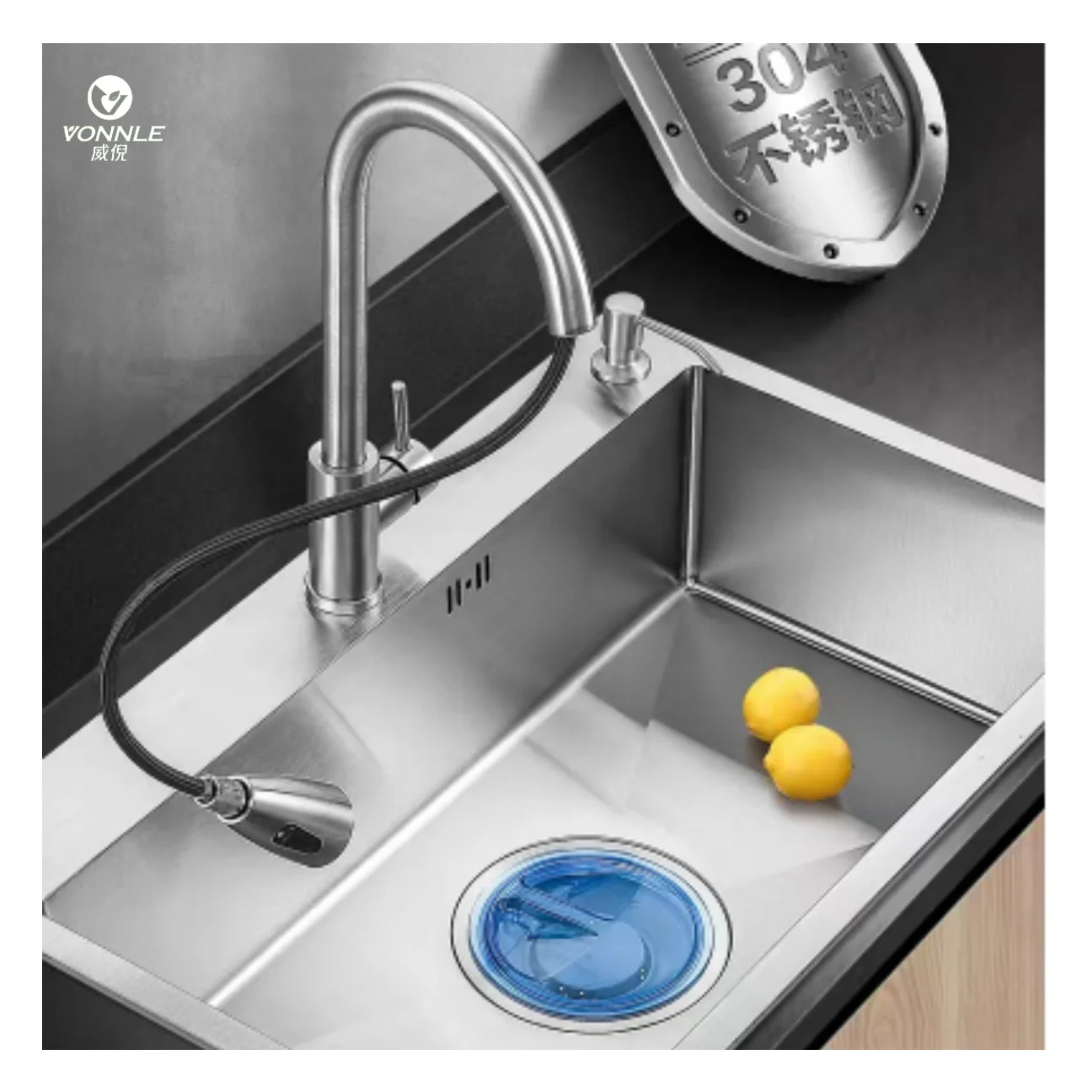 

Заводской новый продукт из нержавеющей стали 304 с мойкой для чашек для кофе-бара, отеля, раковины для ванной комнаты, раковины, посудомоечной машины, умная раковина для кухни