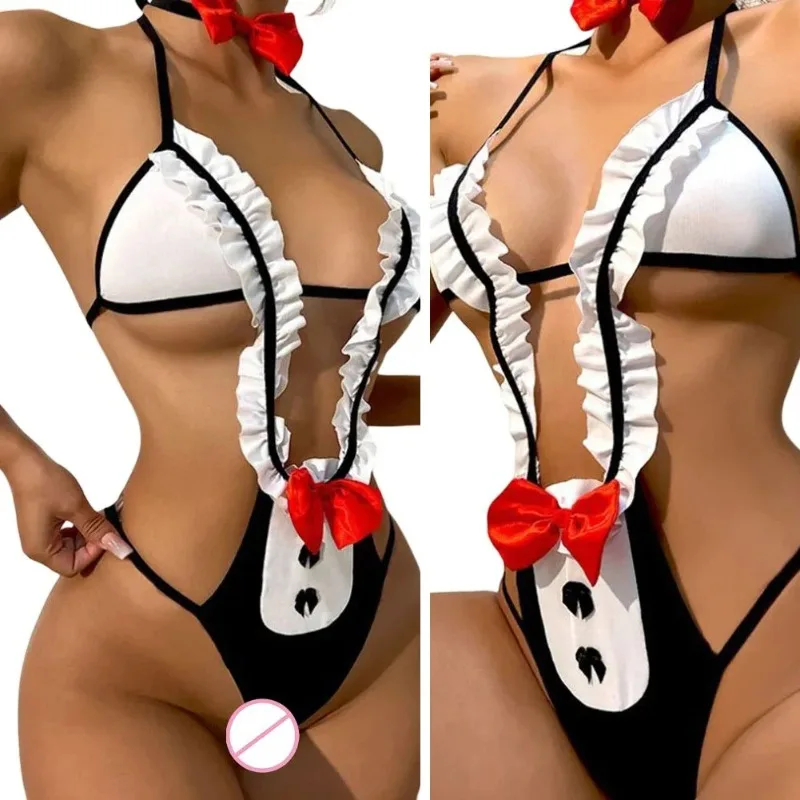 

Ladies Lingerie Halter Neck Lingerie For Home For Hotel Home Use Hotel Use Polyester Fabric Slight Stretch