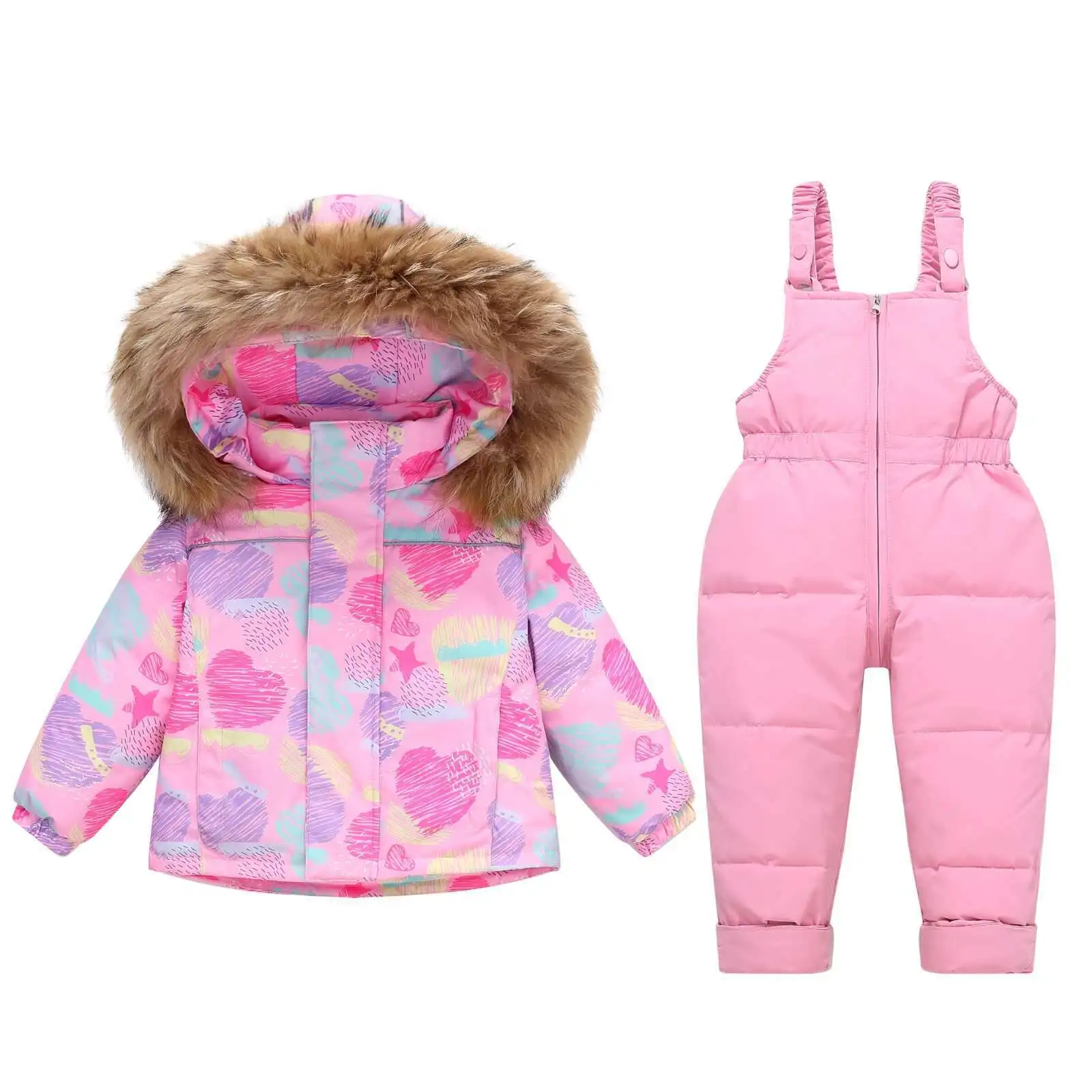 

Children little girls clothing Set Winter warm Down Jacket Jumpsuit Baby Thicken Coat toddler kids clothes parka Boys Snowsuit