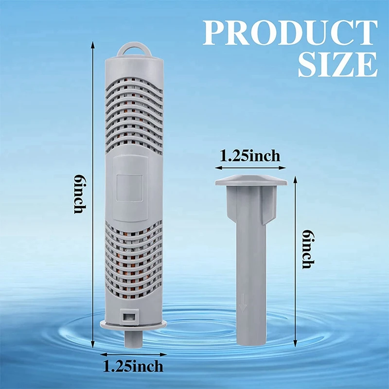 2 Pcs Spa Mineral Ion Filtro Vara Spa Varas Mineral Banheira Quente Zinco Mineral Ion Stick