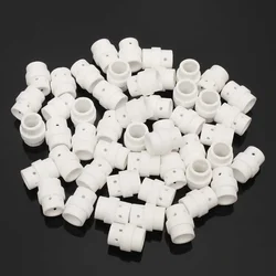 Ceramic Gas Diffuser Swirl Ring Cutting 50Pcs Set for MB 24 KD MIG MAG Welding Torch Consumables Gas Diffuser Welding Machine