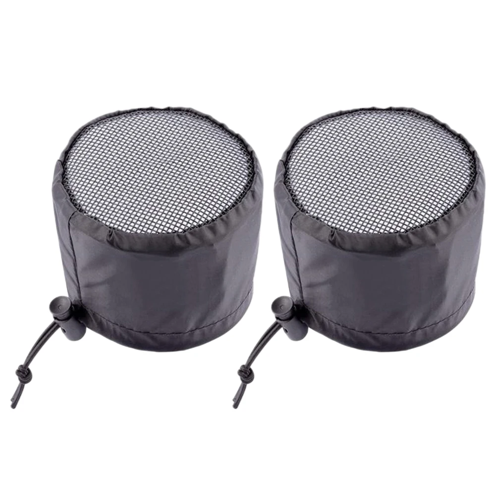 555555555555552PcsGrowTentsDuctFilter Vent Cover With Elastic Band Fixed Buckles 4 /6/8inch For Plant Waterproof Dust-proof