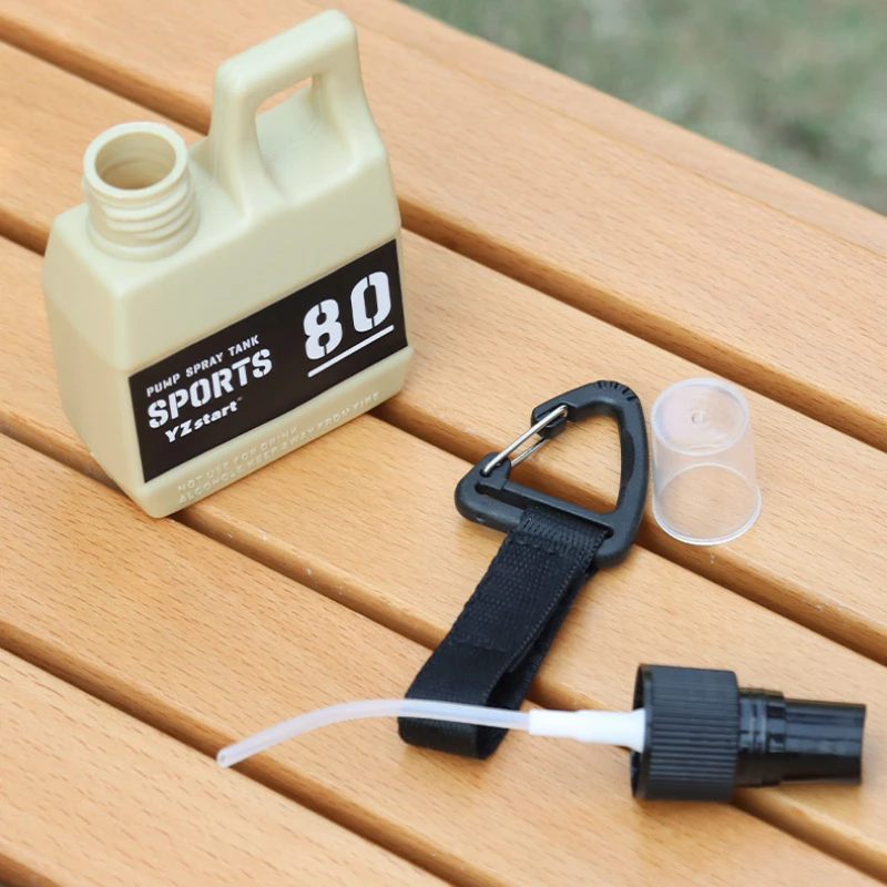 80ml Pump Spray Bottle Portable Empty Cosmetic Containers with Buckle Alcohol Perfume Refillable for Outdoor Camping Hiking image 2