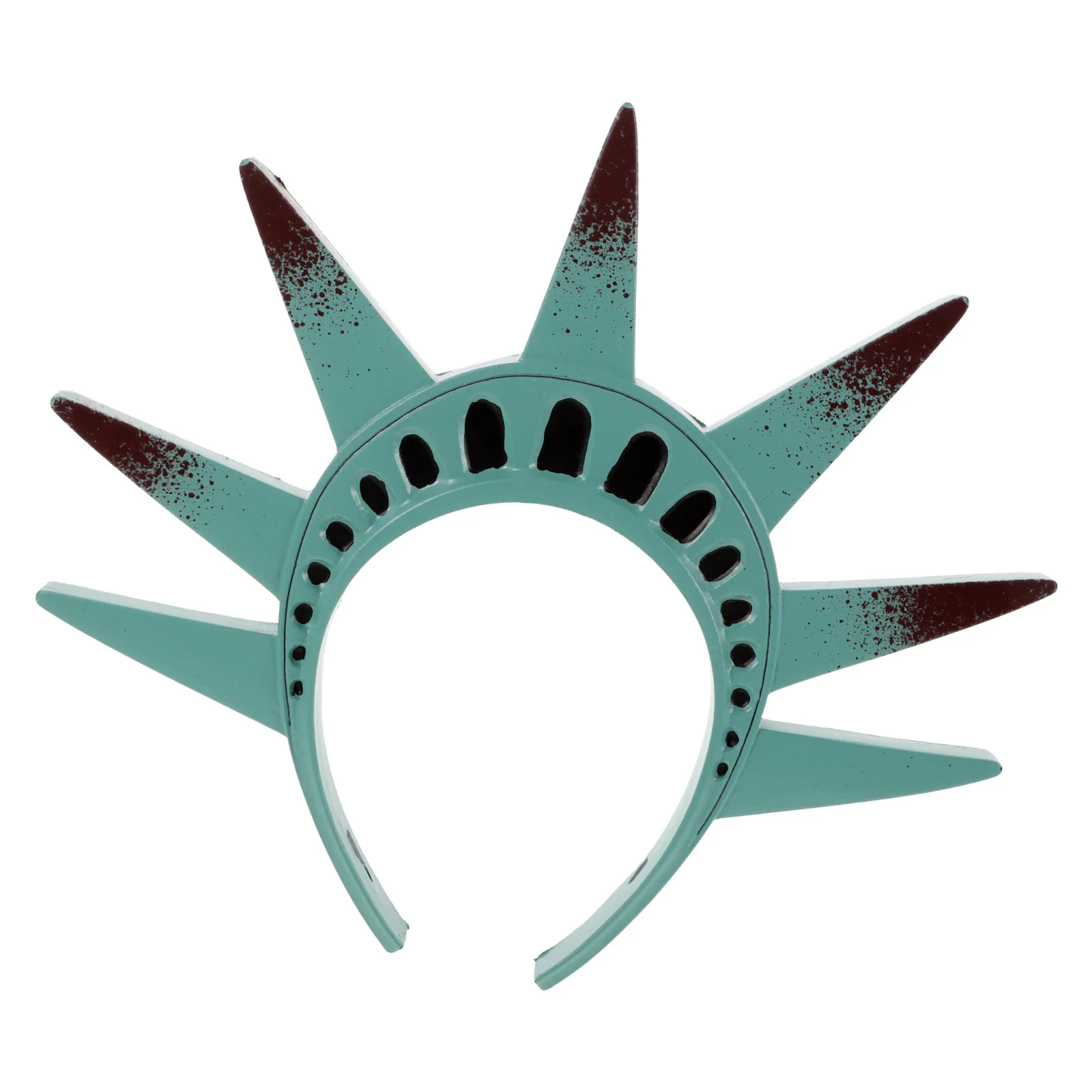 Goddess Headband Statue of Liberty Headpiece Torch Adult Costume Crown Hats Pu Decorations Miss